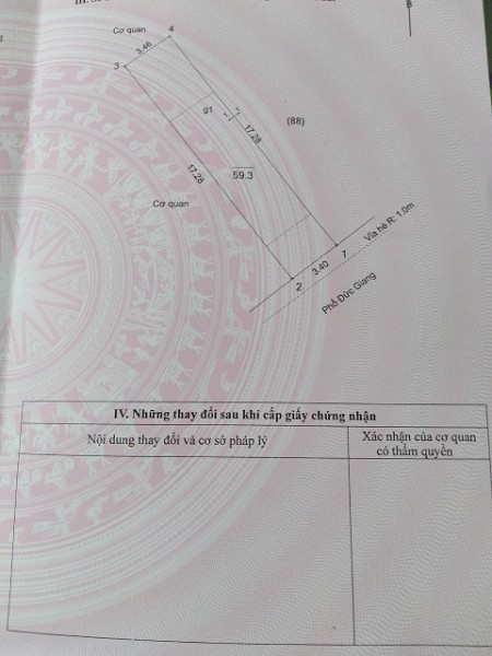 (Chính chủ) Bán đất tặng nhà mặt phố Đức Giang - Long Biên, HN - DT 9m2 giá 7.5 tỷ (Có thương lượng)
