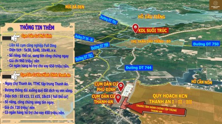 Chính chủ cần bán lô đất trung tâm H.Dầu Tiềng, thổ cư, sổ sẵn đường oto