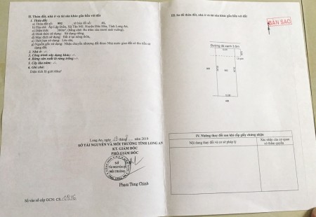 Chính chủ bán đất 360m2 Ấp Lập Điền, Xã Tân Mỹ, Đức Hòa, Long An
