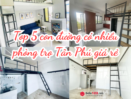 Ảnh bài viết: Top 5 con đường có nhiều phòng trọ Tân Phú giá rẻ