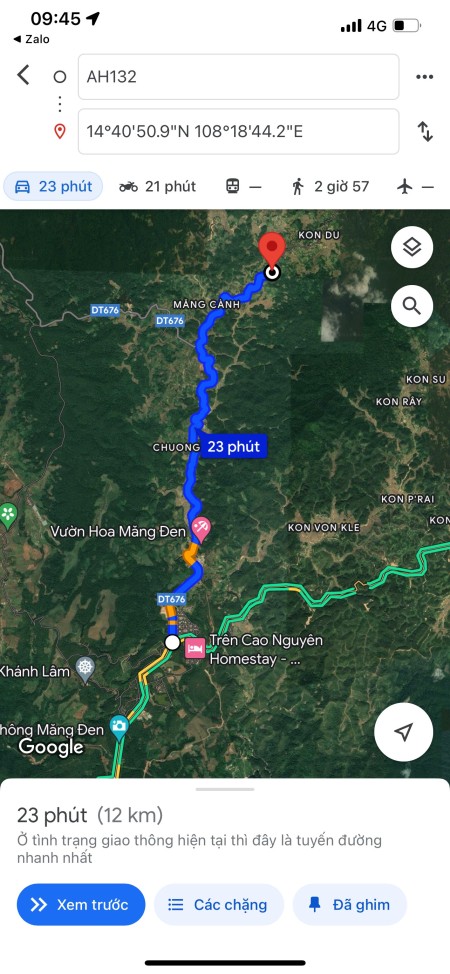 Đất nền Măng Cảnh, Kom Tum giá rẻ