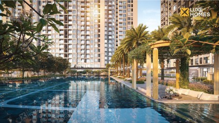 Bán căn 3PN tầng trung 82.3m2 view nội khu bể bơi toà C giá tốt nhất Masteri West Heighs. Giá 5,1 tỷ