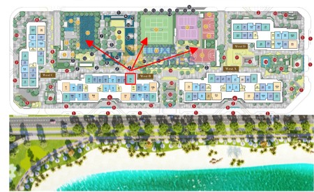 Bán căn hộ 2n+1 70m view bể bơi, nội khu Masteri West Height trung tâm Smart City giá 4.5 Tỷ