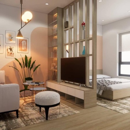 Rúng động! Bán căn hộ chung cư studio thoáng mát đẹp giá chỉ 1.15 ty tặng nội thất tại Vin OceanPark
