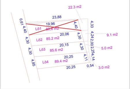 Diện tích 85m2 – Thường lệ - Đại thịnh - Mê Linh.