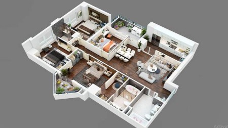 Bán CH 127m2 - 3PN +1 Tecco Garden - Giá chỉ 3.45tỷ, sổ lâu dài, nhận nhà ngay