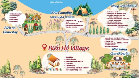 Bán nhanh village biển Hồ Số lượng có hạn.