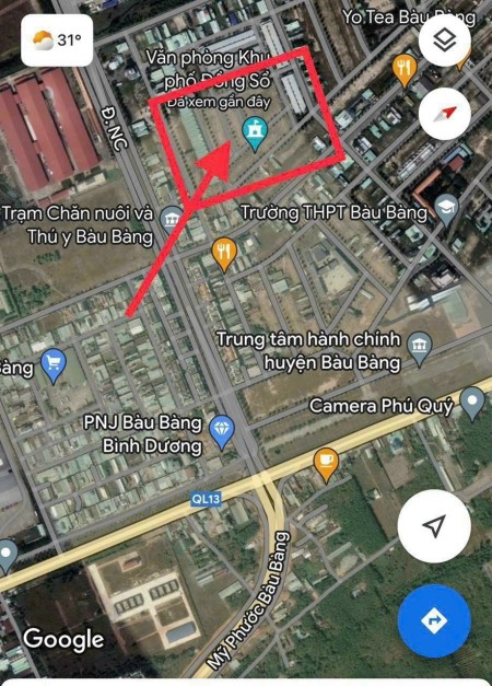 Kẹt tiền cần bán gấp lô đất thổ cư ngay TTHC Bàu Bàng Bình Dương giá 900 triệu