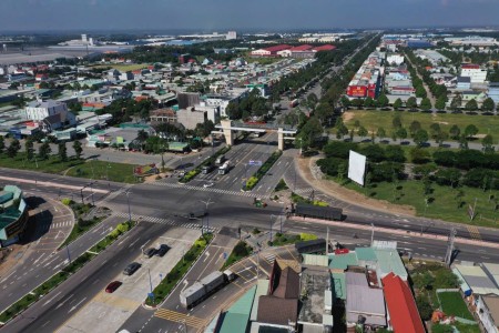 Đất mặt tiền buôn bán ngay chợ Bàu Bàng