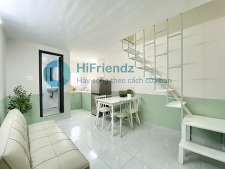 Duplex rộng 35m2 ngay Đại học FPT decor cực xinh, giờ giấc tư do