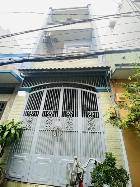 Bán nhà hẻm 4M // Đường Bà Hom quận 6 1 trệt 3 lầu BTCB 42M2 SĐT 0942.407402