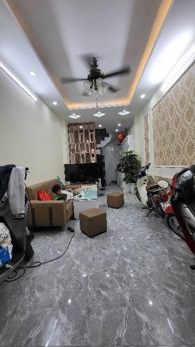 Bán nhà VĨNH HƯNG mặt ngõ thông, trước nhà thoáng rộng vĩnh viễn, ngõ hơn 3m