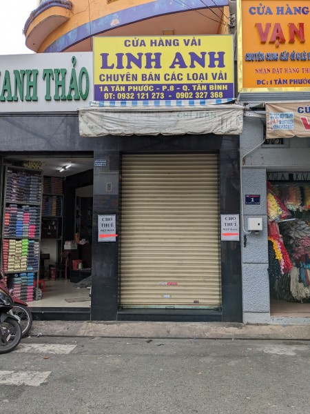cho thuê mặt bằng sát chợ Tân Bình