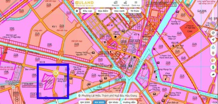 Bán đất nền sổ sẵn ngay trung tâm thành phố Ngã Bảy