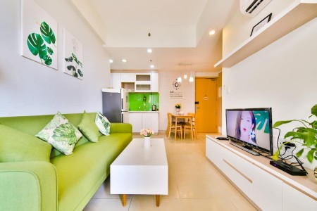 Cho thuê căn hộ Masteri Thảo Điền 2 phòng ngủ, full NT nhà. Đẹp 17tr bao phí