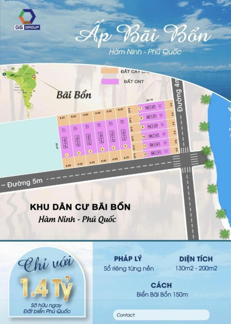 Cần bán gấp đất thổ cư Ấp Bãi Bổn Phú Quốc