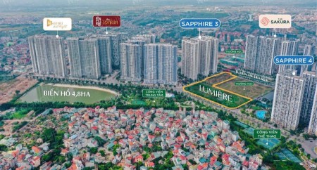 Bán chung cư 2pn Lumiere Evergreen giá 2,6x tỷ, x tiểu học, sđt 028.39.159xxx