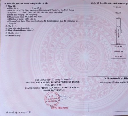 Bán dãy trọ 8 phòng và 1 kiot 4 tỷ ngay khu công nghiệp Việt Sing, Thuận An, Bình Dương