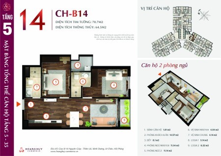 Căn duy nhất tại dự án Hoàng Huy Commerce giá chỉ còn 2.1 tỷ