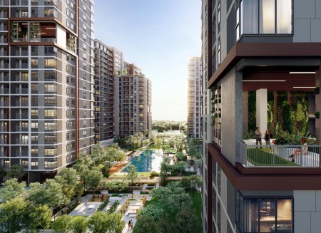 Bán nhanh căn hộ Elysian Quận 9, 2PN, DT 52m2, block C, tầng 2 sân vườn cực hiếm