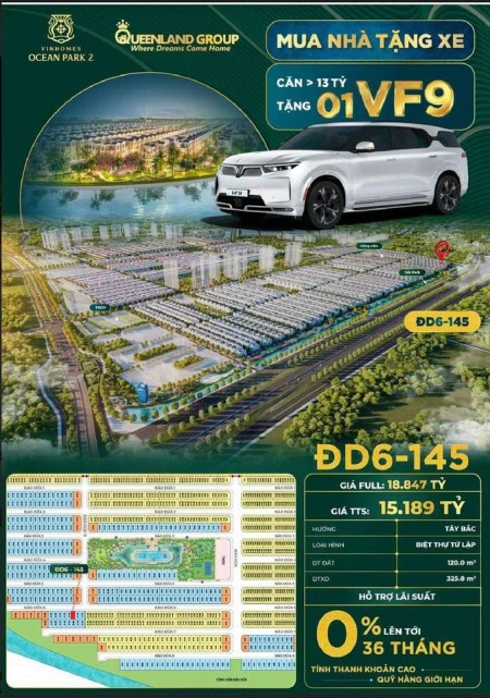 Siêu phẩm biệt thự tứ lập đảo dừa an ninh 24/7 Vin2