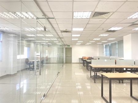 Cho thuê sàn VP 150m2 tại lầu 7 tòa nhà 104 Mai Thị Lựu Q1, giá chỉ 79 triệu bao điện lạnh