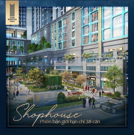 Bán căn hộ The Grand Manhattan với 5 suất cuối, chiết khấu 50%, tặng chỗ ô tô, LH 0973610214