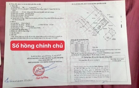 Bán nhà 44m2 sạch mới đẹp gần cầu Hai Cứng, An Phú Đông Q12