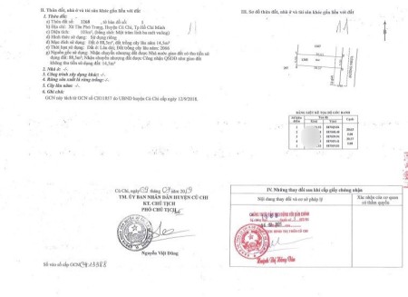 Thu hồi nợ bán cắt lỗ 103m full thổ 1/hồ văn tắng ,Tân Phú Trung1ty380