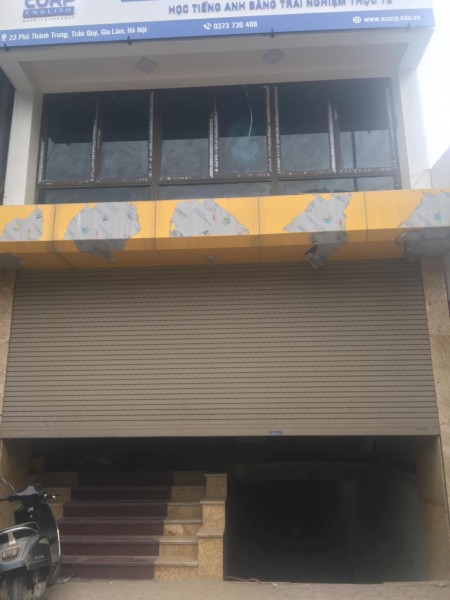 Cho thuê tầng 1,2 mặt phố Thành Trung, Gia Lâm, HN