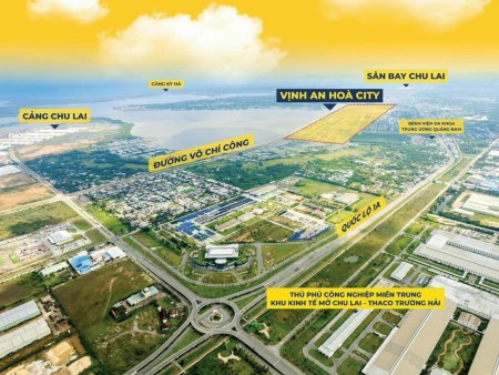 Vịnh An Hòa City - Chu Lai giá cực sốc chỉ 1 tỷ 6/lô gồm các vị trí đắc địa đường 25m.