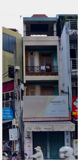Bán nhà mặt tiền Đinh Tiên Hoàng, diện tích sàn 159,7m2, 3 tầng, giá 16.8m