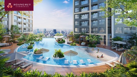 Bấn căn 1,5 ngủ, diện tích thông thuỷ 44,9m2, view đẹp