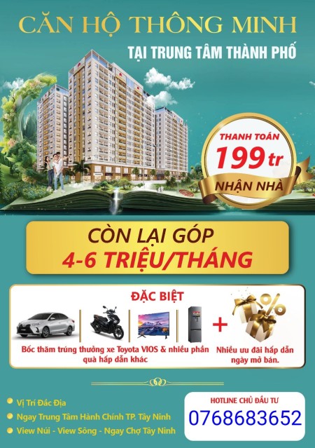 Lần đầu tiên có chung cư ở gần Núi Bà Đen