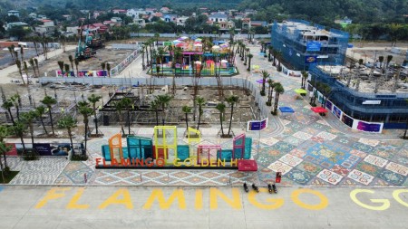 Bán căn villashop 105m2 dự án Flamingo Golden Hill Hà Nam view hồ Tam Chúc