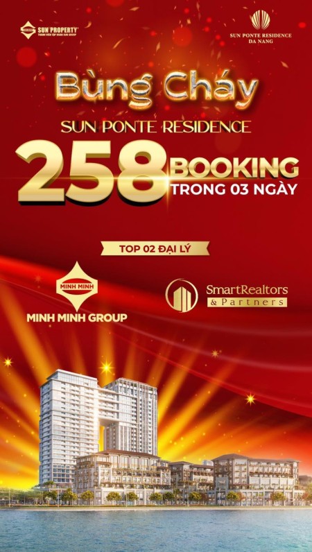 Căn hộ Sun Ponte Đà Nẵng, mặt sông Hàn sát cầu Rồng đặt chỗ ngay hôm nay để được thêm 1% chiết khấu
