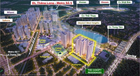 Nhận booking toà cao cấp TC3 - The Canopy với CK từ 10% hấp dẫn dành cho 100 KH booking sớm nhất.