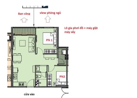 Chính chủ bán 2PN 54m2 - Vinhomes Smart City Tây Mỗ