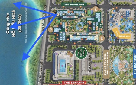 Cần bán gấp 3PN tòa P3 diện tích 100m2 giá 4,650 tỷ bao thuế phí - Pavilion Vinhomes Ocean Park