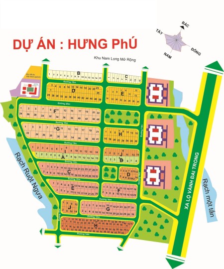 Bán đất d/a Hưng Phú 1 diện tích 5x18 giá rẻ 6,5 tỷ
