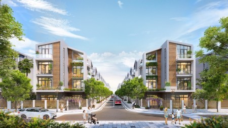 Bán liền kề Phố Biển 21 diện tích nhỏ, căn có mái duy nhất còn xót lại tại Vinhomes Ocean Park 3