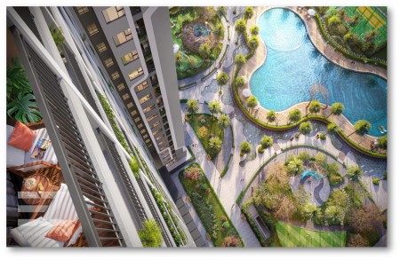 Bán Căn hộ 3 phòng ngủ diện tích 81m2 thiết kế 3PN 2WC, lô góc, các phòng đều thoáng.