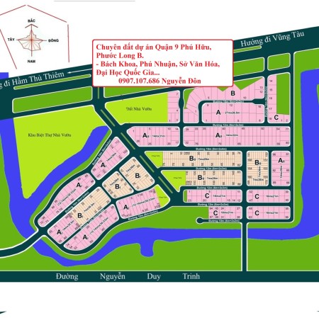 Chính chủ gửi bán nhanh đất nền dự án khu dân cư Đại Học Bách Khoa Phú Hữu Nguyễn Duy Trinh Quận 9