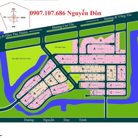 Chuyên môi giới đất nền dự án khu dân cư Đại Học Bách Khoa đường Đỗ Xuân Hợp phường Phú Hữu Quận 9