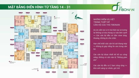 Mở bán chung cư The Fibonan, Chỉ từ 2.8 tỷ full nội thất cao cấp, CK+ Quà tặng lên đến 9%