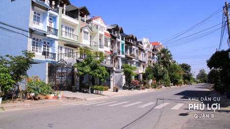 Cần bán 2 lô đất liền kề nhau, view CV nội khu nằm trong KDC Phú Lợi Q8, giá rẻ, phù hợp kinh doanh.