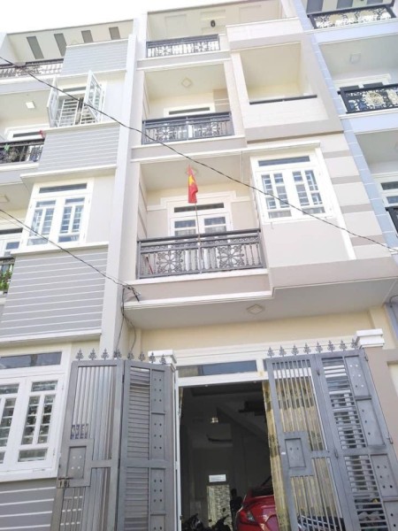 Nhà full nội thất hẻm oto, 4pn 4wc. Sân thượng trước sau gần ql13