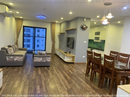 Goldmark City cho thuê căn 3 ngủ full nội thất diện tích 123m2 tầng cao tòa R3 giá thuê Linh Động