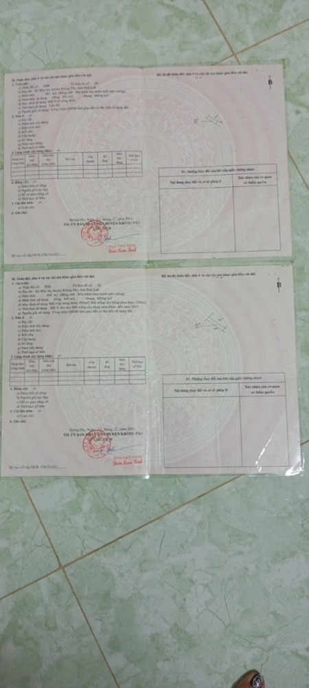 Chính chủ cần bán thửa đất số 309a, Xã Hòa An, huyện Krong Păc, Đăk Lăk