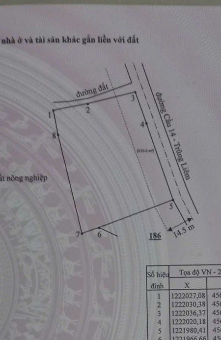 Bán đất CLN đường nhựa, quy hoạch full thổ cư, tại Hàm Thuận Bắc - Bình Thuận